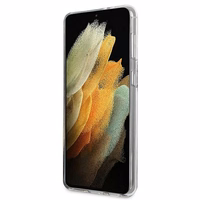 Karl Lagerfeld Karl&Choupette apvalks Samsung Galaxy S21+ - caurspīdīgs