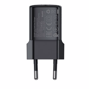 Lādētājs Acefast A117 20W GaN USB-C melns
