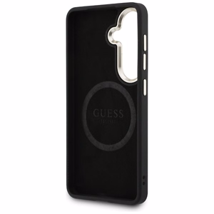 Guess maciņš Perforated Logo MagSafe priekš Samsung Galaxy S26 brūns