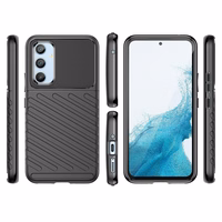 Thunder Case viedtālruņa apvalks Samsung Galaxy A54 5G silikona bruņu apvalks zils
