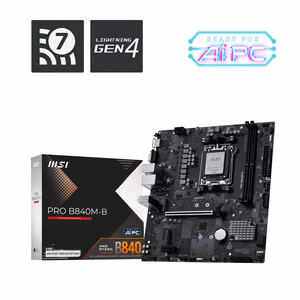 MSI PRO B840M-B mātesplate AMD B840 Socket AM5 micro ATX