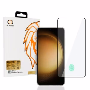 Aizsargstikls Tel Protect 10X HD Titanium viedtālrunim Samsung Galaxy S22/S23 (ar pirkstu nospiedumu atbloķēšanu)