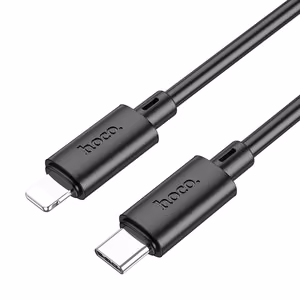 Cable USB C to Lightning Hoco PD 2.4A 20W 1m X88 black