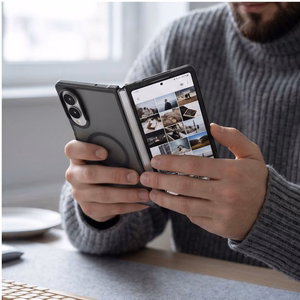 Tech-Protect Magmat MagSafe vāciņš Samsung Galaxy Z Fold 7 / 8 Ultra, matēti melns