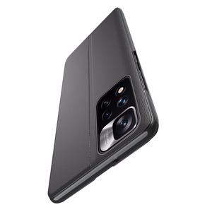 Viedtālruņa apvalks Xiaomi Redmi Note 11 Pro+ 5G (China) / 11 Pro 5G (China) / Mi11i HyperCharge / Poco X4 NFC 5G no oglekļa šķiedras, elastīgs - melns