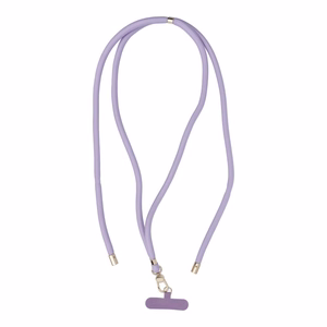 SWING (8mm) Tālruņa siksniņa, Tālruņa kulons ar regulējamu garumu / auklas garums 165cm (maks. 82.5cm cilpā) / uz pleca vai kakla - violets