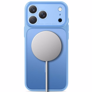 Tech-Protect MagPrime MagSafe CC maciņš, paredzēts iPhone 18 Pro Max / 17 Pro Max, matēti gaiši zils