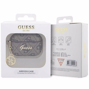 Guess 4G Charm Collection macins AirPods Pro / Pro 2 (2022/2023) - bruns