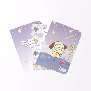 BT21 CHIMMY A6 piezīmju grāmatiņu komplekts, 3 gab.