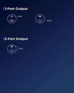 Joyroom JR-CCN18 автомобильное зарядное устройство 65W USB-A USB-C чёрный