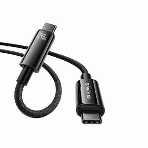 Baseus kabelis Tungsten PD USB-C - USB-C 1,0m melns 240W