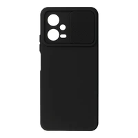 Camshield Soft viedtālruņa apvalks Xiaomi Redmi Note 12 5G/Poco X5 melns