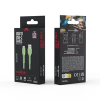 Maxlife MXUC-04 kabelis USB - USB-C 1,0 m 3A zaļš