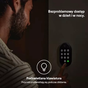 Yale 05/303000/BL Smart Keypad 2 – ciparu tastatūra ar pirkstu nospiedumu lasitāju, melna