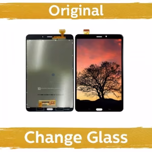 LCD displejs saderīgs ar Samsung T385 / T380 Tab A 8.0'' melns (atjaunots: Ķīna)