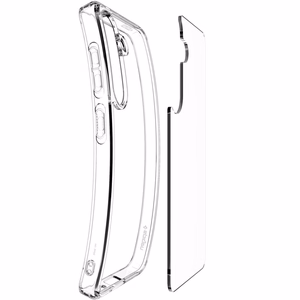 Spigen Ultra Hybrid viedtālruņa apvalks Samsung Galaxy S25 - caurspīdīgs