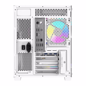 DarkFlash B275 PRO datora korpuss (balts) + 6 ventilatori