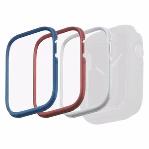 Rāmis Uniq Moduo 3in1 apvalkam Apple Watch 4/5/6/7/8/SE/SE2 44/45mm - zila, sarkana, balta