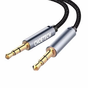 Choetech AUX002 kabelis mini džeks 3,5 mm (spraudnis) / mini džeks 3,5 mm (spraudnis) 1,2 m - melns