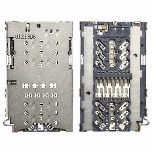 SIM un MicroSD (vai DUAL SIM) kartes kontakts Samsung A320F/A520F/G930F/G935F/N930F/G950F/G955F/N950FD oriģināls
