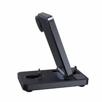 Joyroom JR-WQS02 iPhone AirPods Apple Watch 4in1 salokāma uzlādes stacija - melna