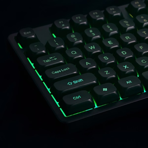 Wozinsky WKG-200 RGB membrānas spēļu tastatūra ar ritināšanas riteni - melna