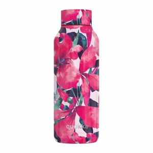 Quokka Solid nerūsējošā tērauda termopudele, 510 ml, Pink Bloom