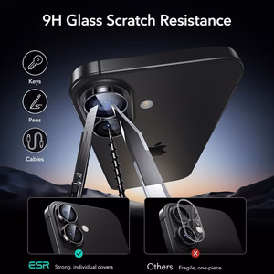 ESR Armorite защита камеры для iPhone 16 / 16 Plus / 17 - чёрный