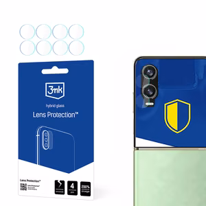 3mk Lens Protection – kameras objektīva aizsargs modelim Tecno Phantom V Flip2 (front)
