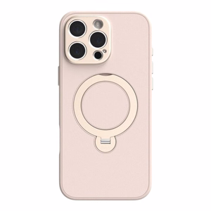 Moshi Kameleon MagSafe vāciņš ierīcei iPhone 16 Pro Max, ar statīva funkciju, “Shell Pink” krāsā