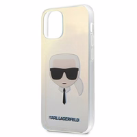 Karl Lagerfeld daudzkrāsains Karl's Head viedtālruņa apvalks iPhone 12 mini