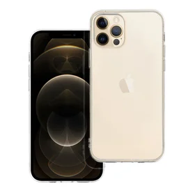 Viedtālruņa apvalks 2 mm, caurspīdīgs IPHONE 12 Pro (kameras aizsardzība)