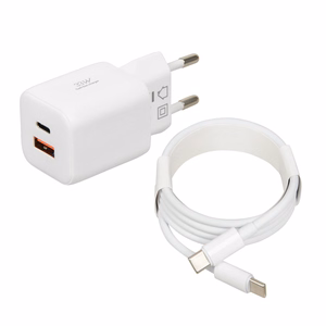 iBOX C-42 GaN PD33W tīkla lādētājs, balts