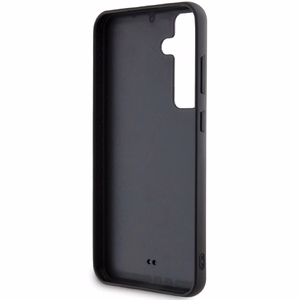 Karl Lagerfeld 3D Gumijas Ikonik viedtālruņa apvalks Samsung Galaxy S24+ - melns