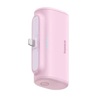 Portatīvais lādētājs OS-Baseus Compact IP 5000mAh 20W (rozā)