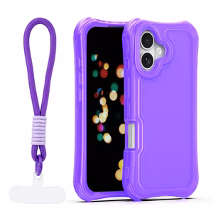 Safepop maciņš ar siksniņu priekš iPhone 17 6,3" violets