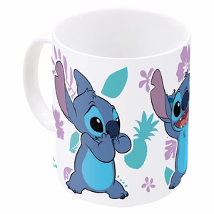 Disney Stitch & Angel krāsu mainoša keramikas krūze dāvanu kastē, 325 ml