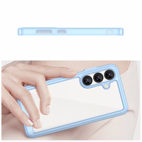 Kosmosa apvalks ar gēla rāmi Samsung Galaxy S25 - zils