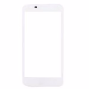 Outer Screen Glass Saderīgs ar LG K8 K350N Balts HQ