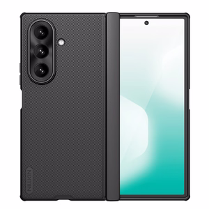 Nillkin Super Frosted Shield Fold Magnētiskais viedtālruņa apvalks priekš Samsung Galaxy Z Fold 7, saderīgs ar MagSafe - melns