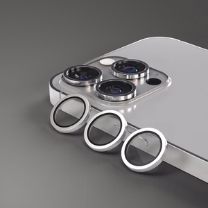 Etteri kameras lēcas aizsargs iPhone 15 Pro / 15 Pro Max titāna pelēka