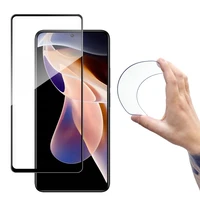 Wozinsky Pilns pārklājums Flexi Nano stikla plēve rūdītais stikls ar rāmi Xiaomi Redmi Note 11 Pro + / 11 Pro caurspīdīgs
