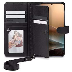 Spigen viedtālruņa apvalks Samsung Galaxy S25+ - melns (m)