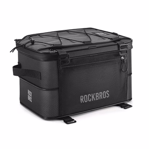 Rockbros A30 ROAD TO SKY saliekama 15–30 l velosipēda bagāžnieka soma – melna