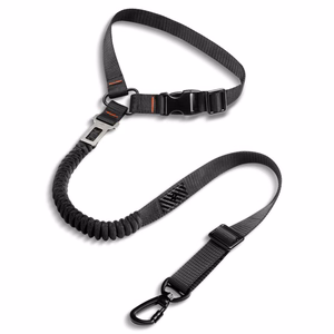 SPIGEN PS100 UNIVERSAL CAR SEAT BELT HOLDER FOR PETS melns