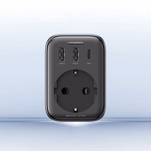 Lādētājs Ugreen CD314 melns 30W (1xPD / 2xQC3.0 / 1xAC)