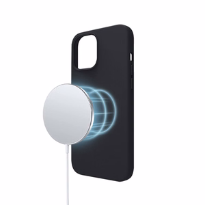 Crong Color Cover Magnetic vāciņš ierīcei iPhone 13 Pro Max, saderīgs ar MagSafe, melns