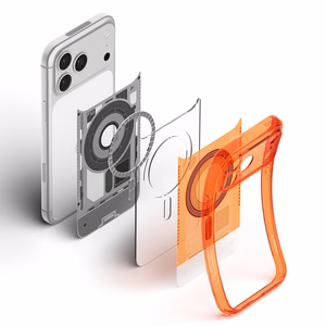 Spigen Ultra Hybrid MagSafe maciņš iPhone 18 Pro / 17 Pro, oranžs