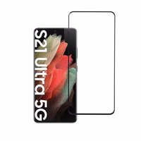 Aizsargstikls Blue Star - SAMSUNG Galaxy S21 Ultra pilna seja (pilna līme/saderīgs ar apvalku) - melns Aizsargstikls Blue Star