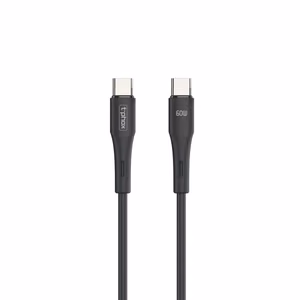 T-PHOX CABLE GENTLE USB-C/USB-C 60W BLACK
